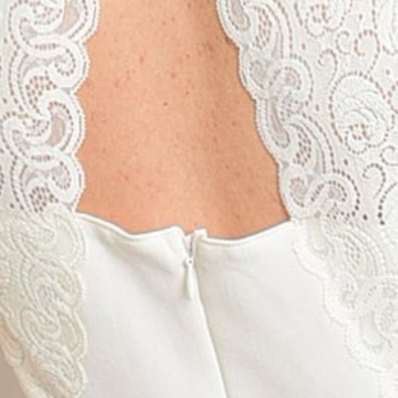 Lace Twist Neck Halter Dress - Picture 5 of 6